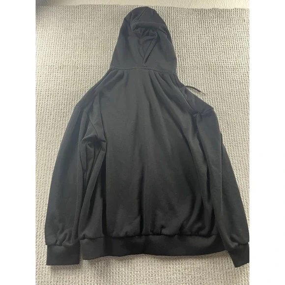 Carhartt Work In Progress Chase Zip Up Hoodie Black Full Zip Mens XL